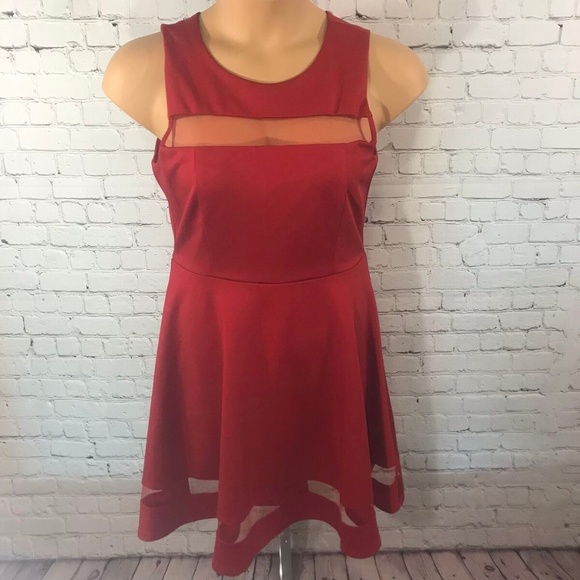 miami Dresses & Skirts - Miami Women's Red Sleeveless Dress Size Large